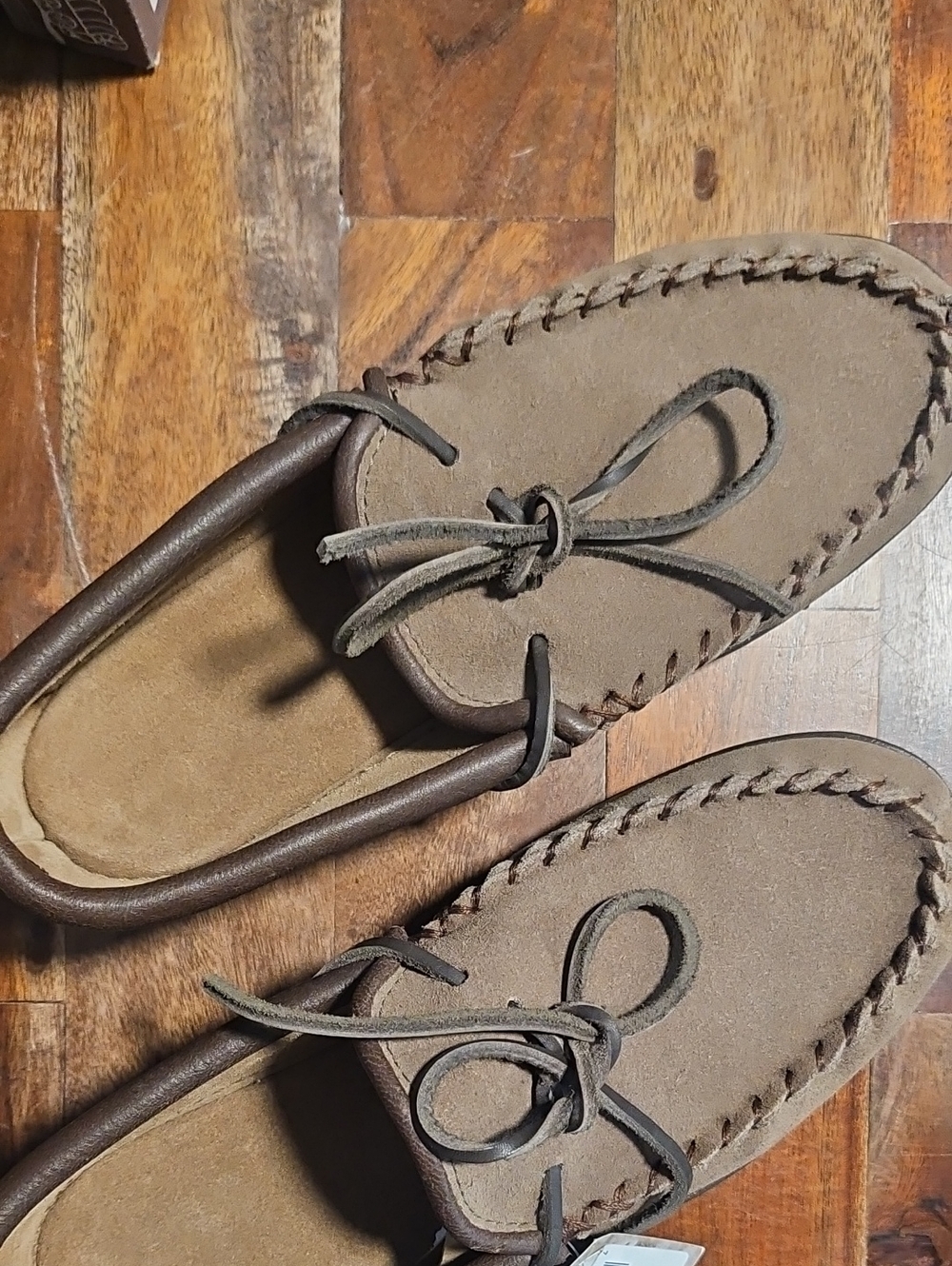 Men's Taupe Suede Slip-On Moccasin Loafers